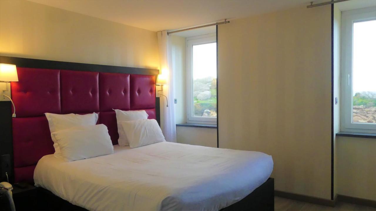 Logis Hotel Saint Guirec Et De La Plage ペロス・ギレック エクステリア 写真