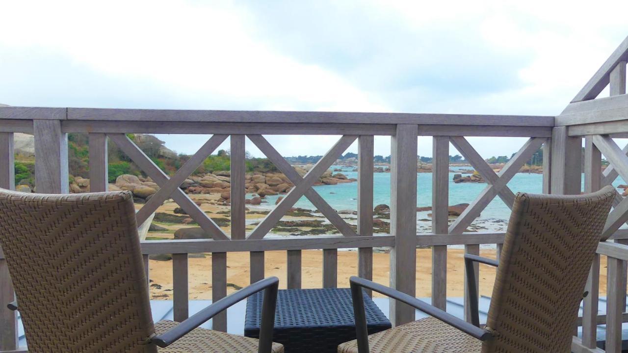 Logis Hotel Saint Guirec Et De La Plage ペロス・ギレック エクステリア 写真