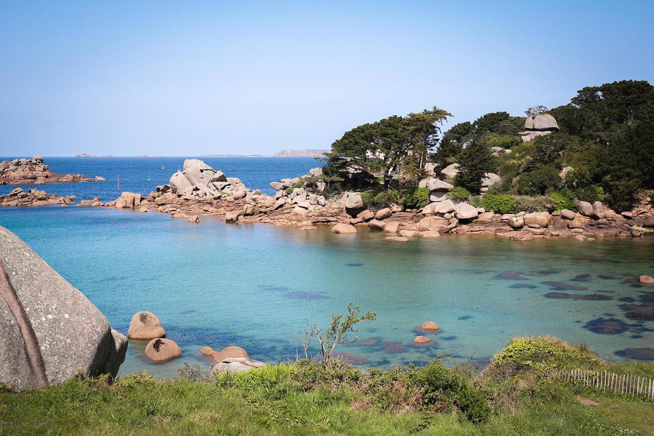 Logis Hotel Saint Guirec Et De La Plage ペロス・ギレック エクステリア 写真