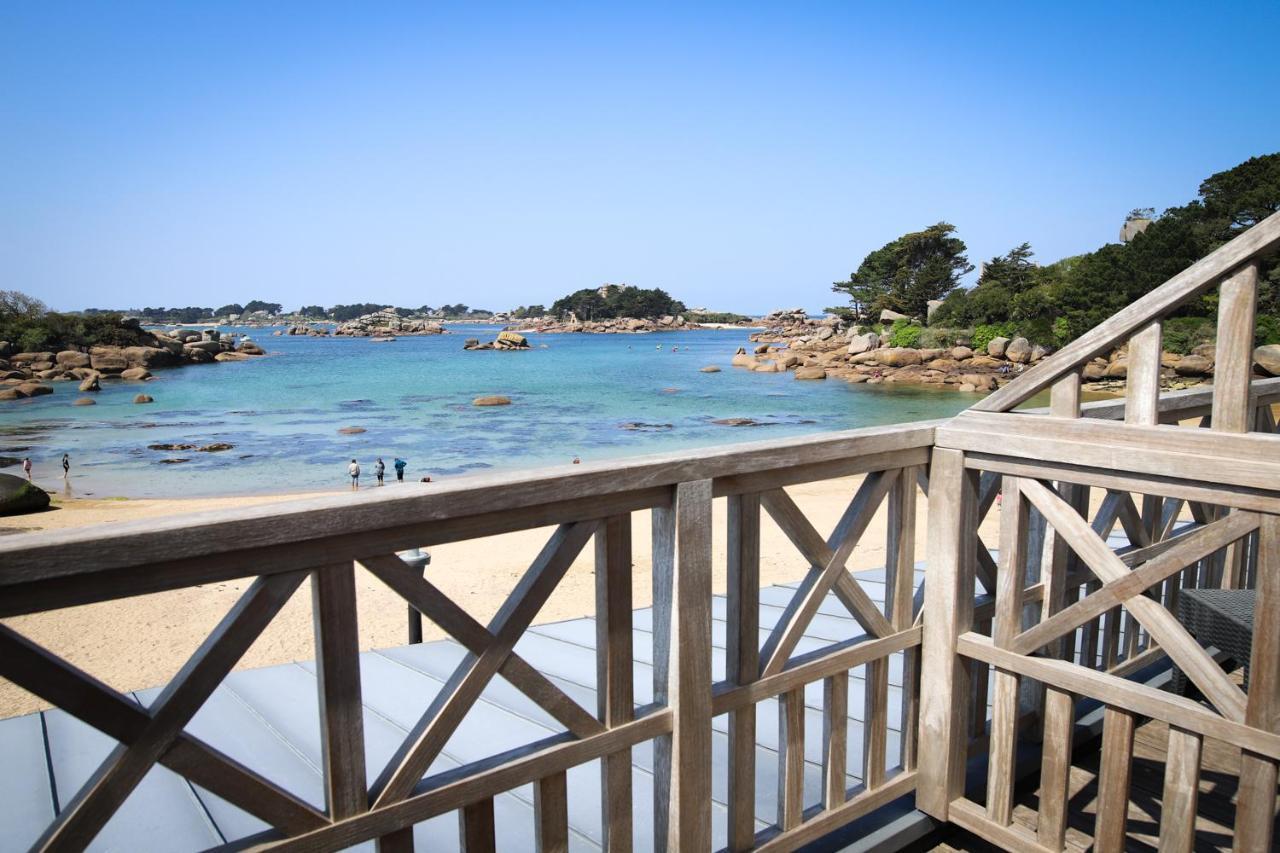 Logis Hotel Saint Guirec Et De La Plage ペロス・ギレック エクステリア 写真