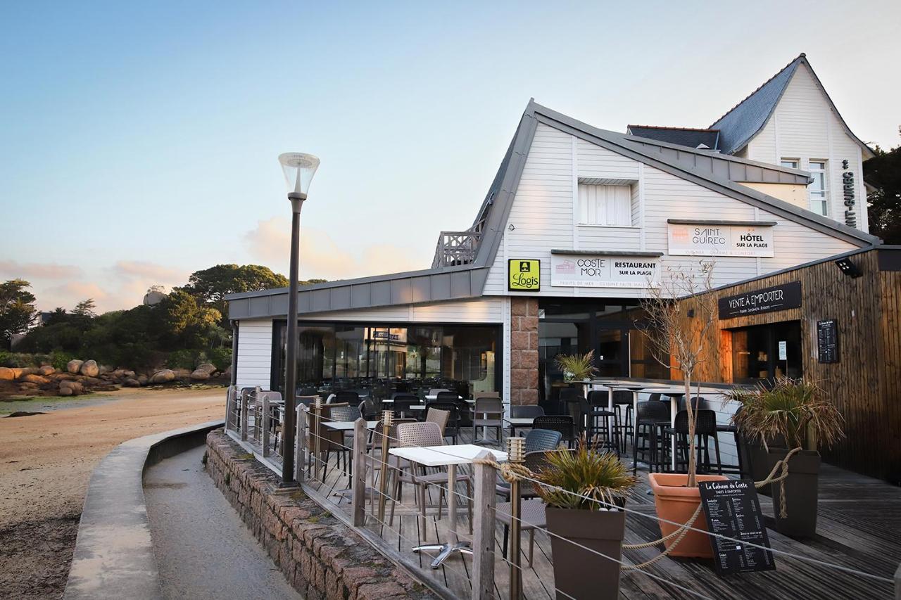 Logis Hotel Saint Guirec Et De La Plage ペロス・ギレック エクステリア 写真