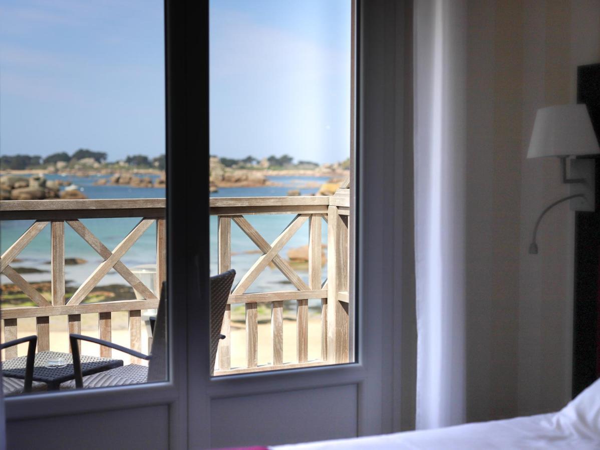 Logis Hotel Saint Guirec Et De La Plage ペロス・ギレック エクステリア 写真