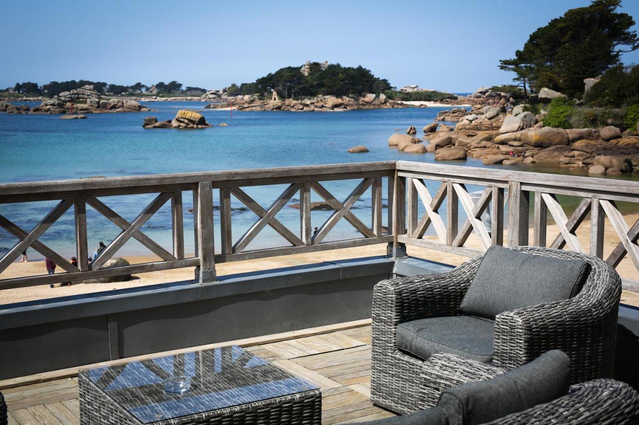 Logis Hotel Saint Guirec Et De La Plage ペロス・ギレック エクステリア 写真