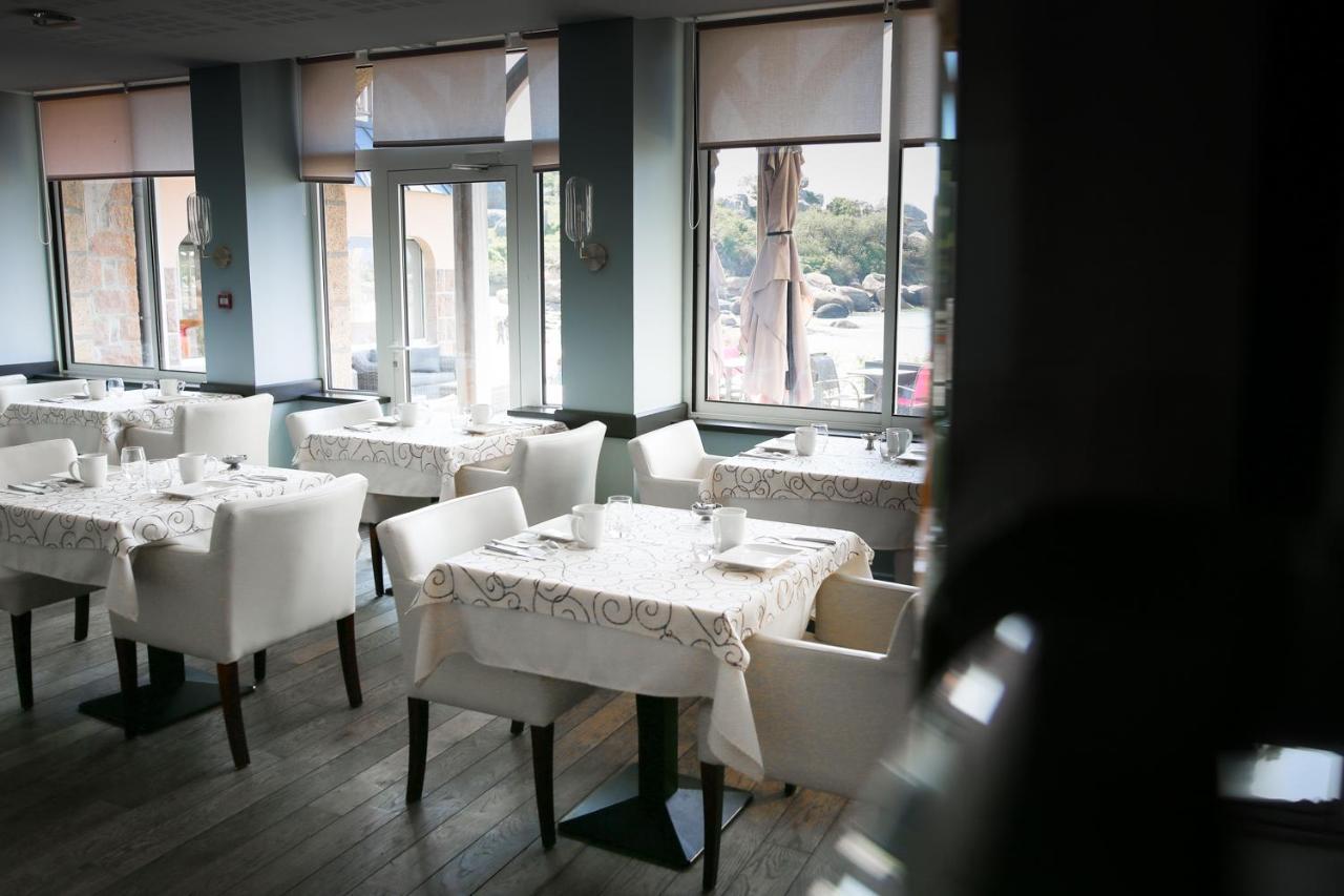 Logis Hotel Saint Guirec Et De La Plage ペロス・ギレック エクステリア 写真