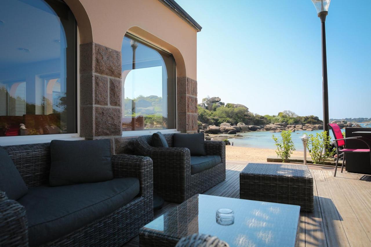 Logis Hotel Saint Guirec Et De La Plage ペロス・ギレック エクステリア 写真