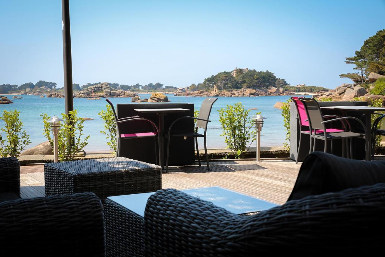 Logis Hotel Saint Guirec Et De La Plage ペロス・ギレック エクステリア 写真