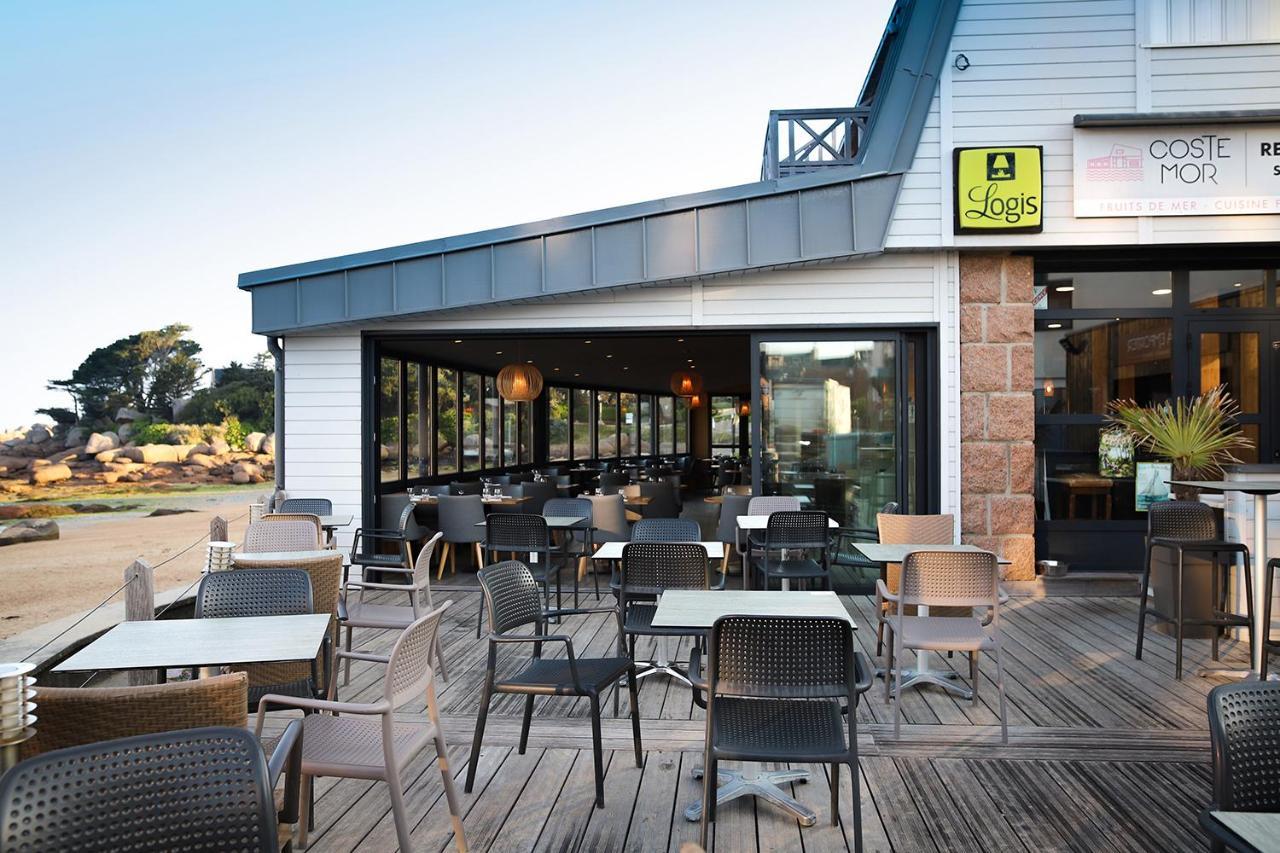 Logis Hotel Saint Guirec Et De La Plage ペロス・ギレック エクステリア 写真