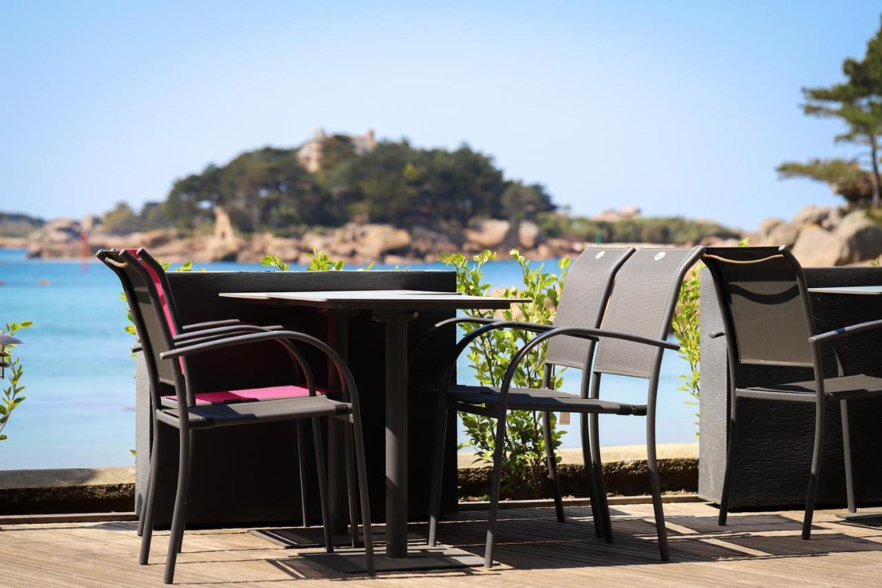 Logis Hotel Saint Guirec Et De La Plage ペロス・ギレック エクステリア 写真