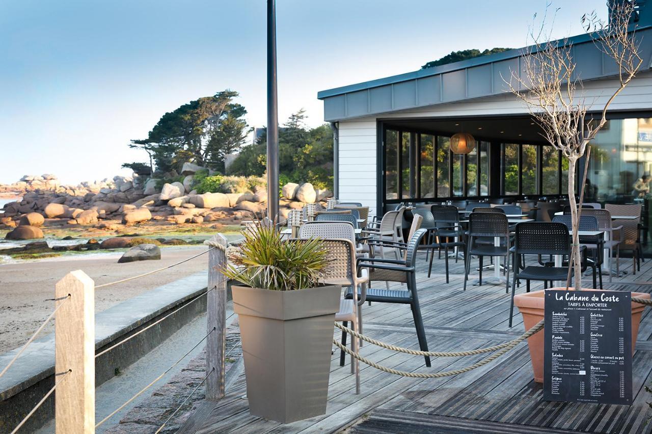 Logis Hotel Saint Guirec Et De La Plage ペロス・ギレック エクステリア 写真