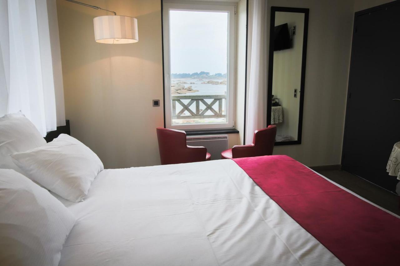 Logis Hotel Saint Guirec Et De La Plage ペロス・ギレック エクステリア 写真