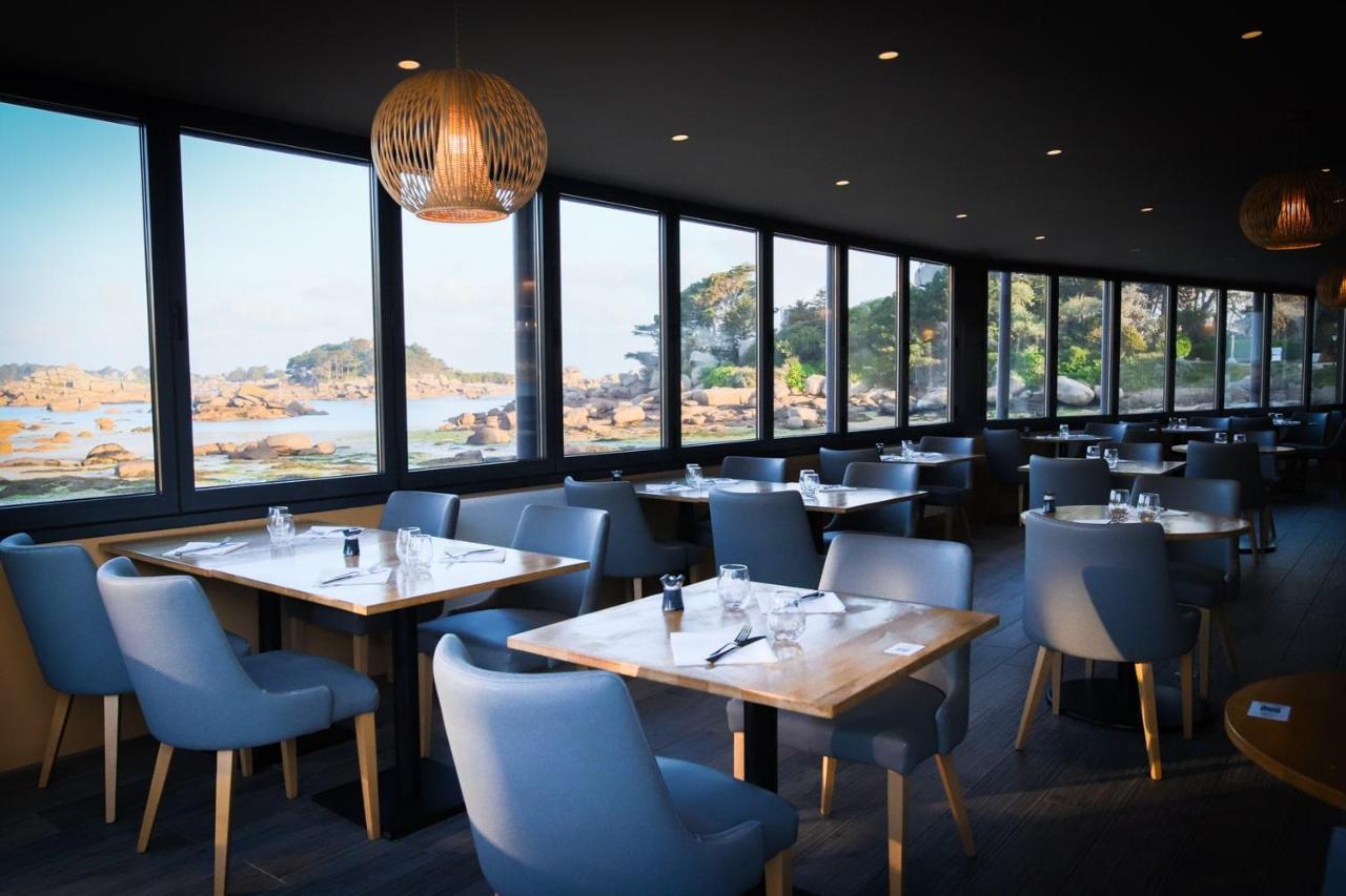 Logis Hotel Saint Guirec Et De La Plage ペロス・ギレック エクステリア 写真