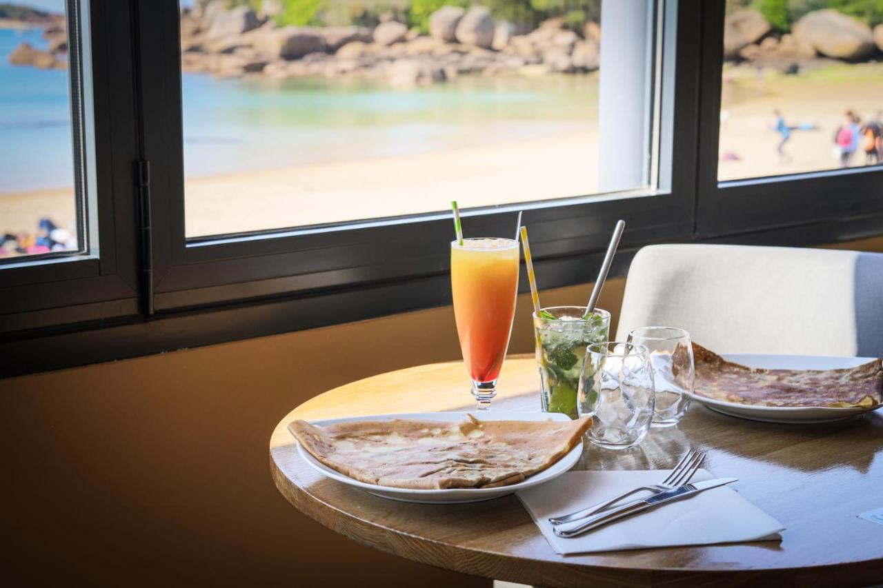 Logis Hotel Saint Guirec Et De La Plage ペロス・ギレック エクステリア 写真