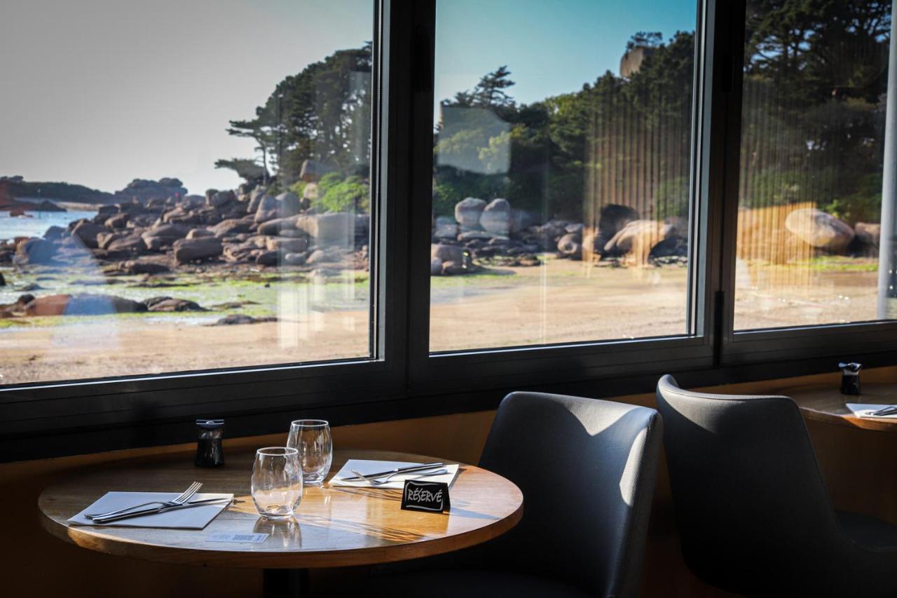 Logis Hotel Saint Guirec Et De La Plage ペロス・ギレック エクステリア 写真