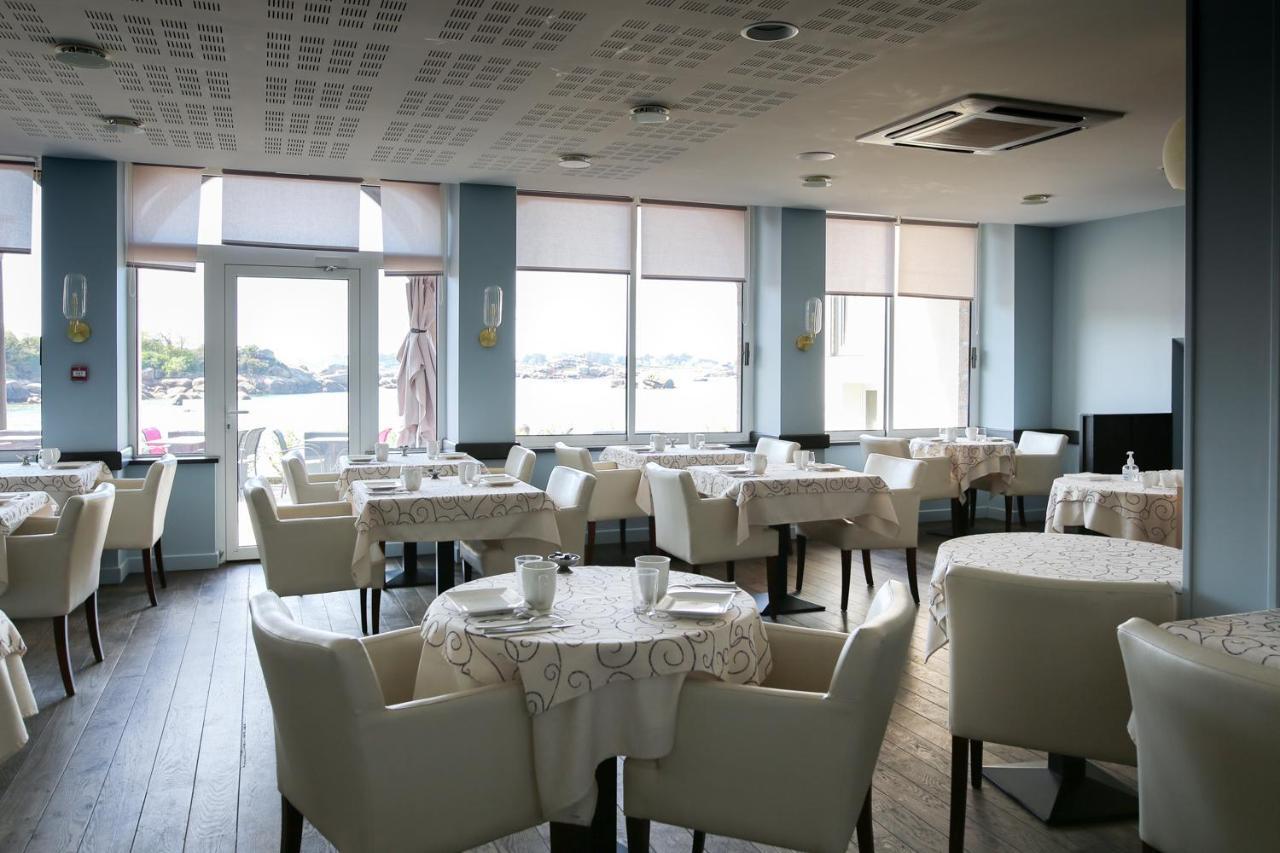 Logis Hotel Saint Guirec Et De La Plage ペロス・ギレック エクステリア 写真