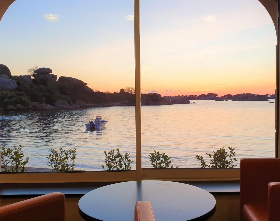 Logis Hotel Saint Guirec Et De La Plage ペロス・ギレック エクステリア 写真