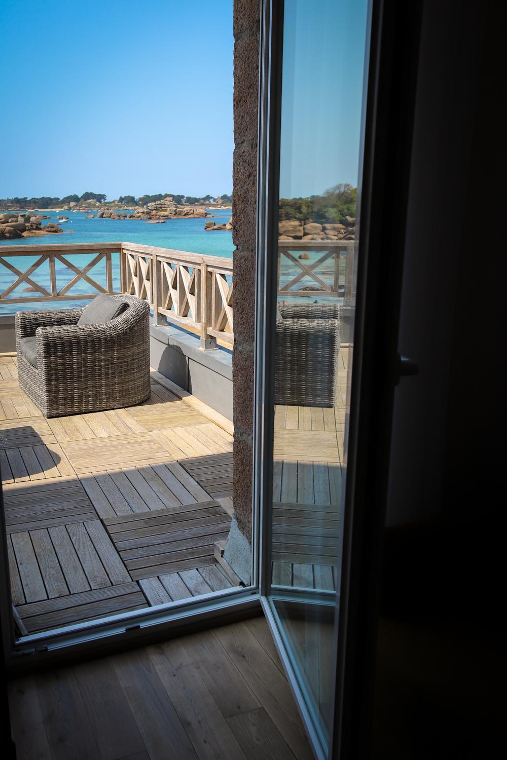 Logis Hotel Saint Guirec Et De La Plage ペロス・ギレック エクステリア 写真