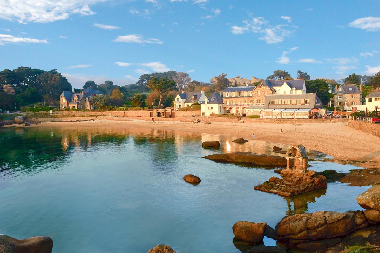 Logis Hotel Saint Guirec Et De La Plage ペロス・ギレック エクステリア 写真